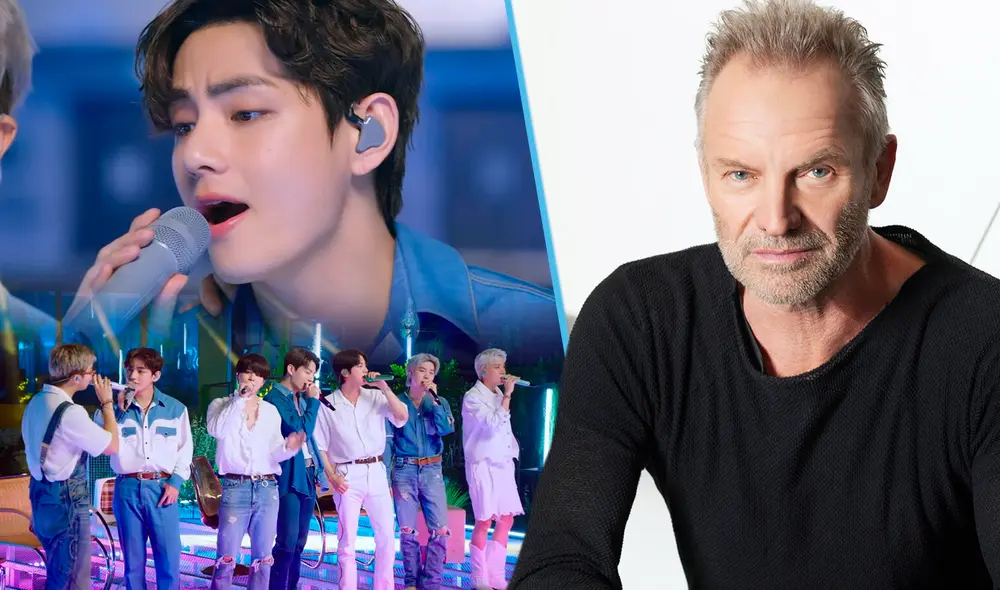 El compositor de "Every breath you take" saludó interpretación del grupo coreano. Foto: composición BBC/Instagram.