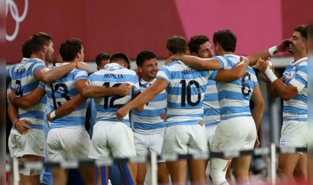 Los Pumas se impusieron por 19-14 ante Sudáfrica en Tokio 2020. Fuente: Reuters Los Pumas se impusieron por 19-14 ante Sudáfrica en Tokio 2020. Fuente: Reuters