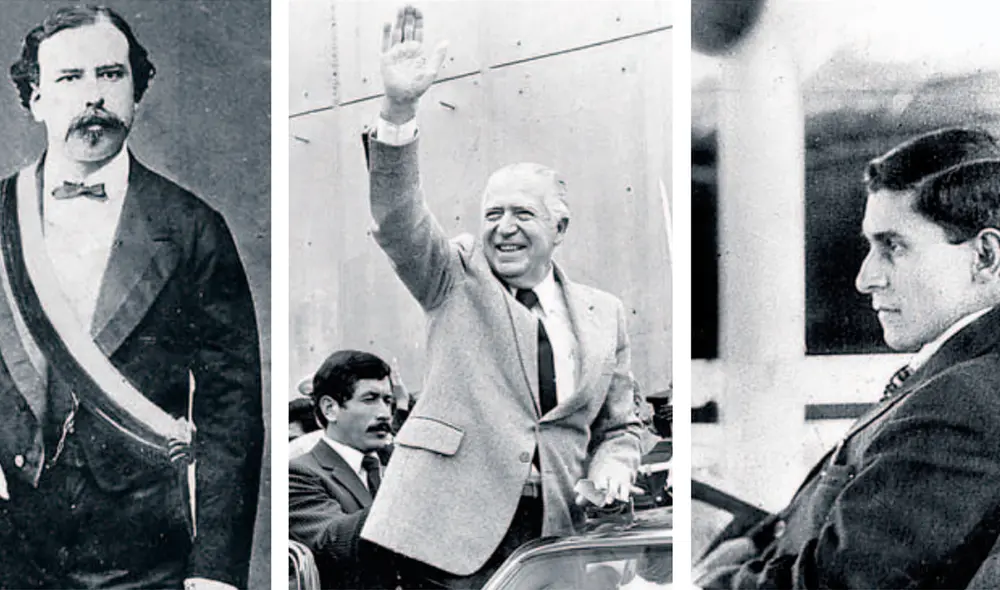 FORJADORES. Manuel Pardo, el primer civil en ser presidente constitucional de la República; Fernando Belaunde, líder de Acción Popular; y José Carlos Mariátegui, ideólogo y pensador. Foto: Suplemento LR Bicentenario