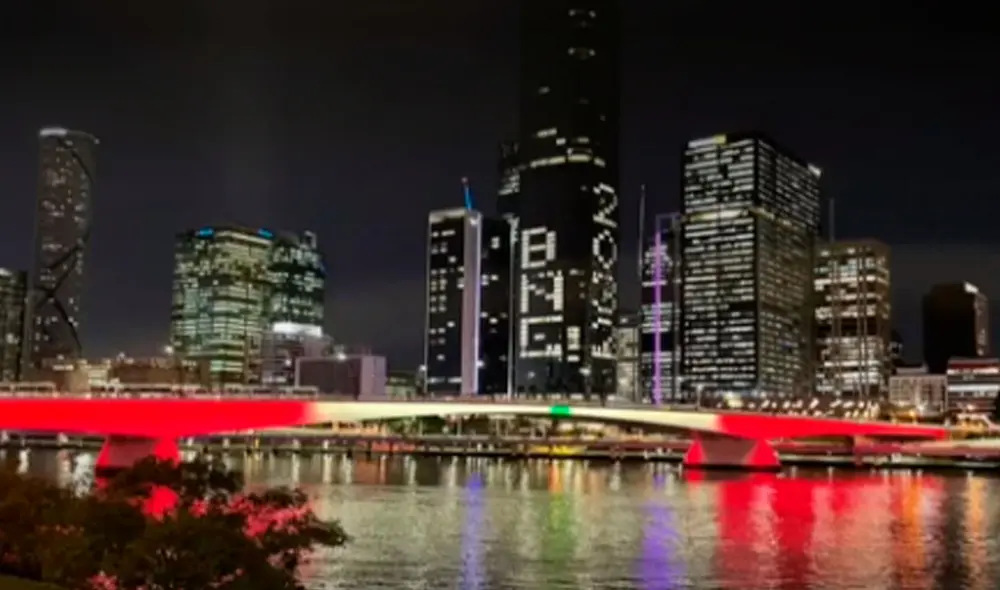 Australia se sumó a las celebraciones por el bicentenario del Perú. Foto: captura /americatv Australia se sumó a las celebraciones por el bicentenario del Perú. Foto: captura /americatv
