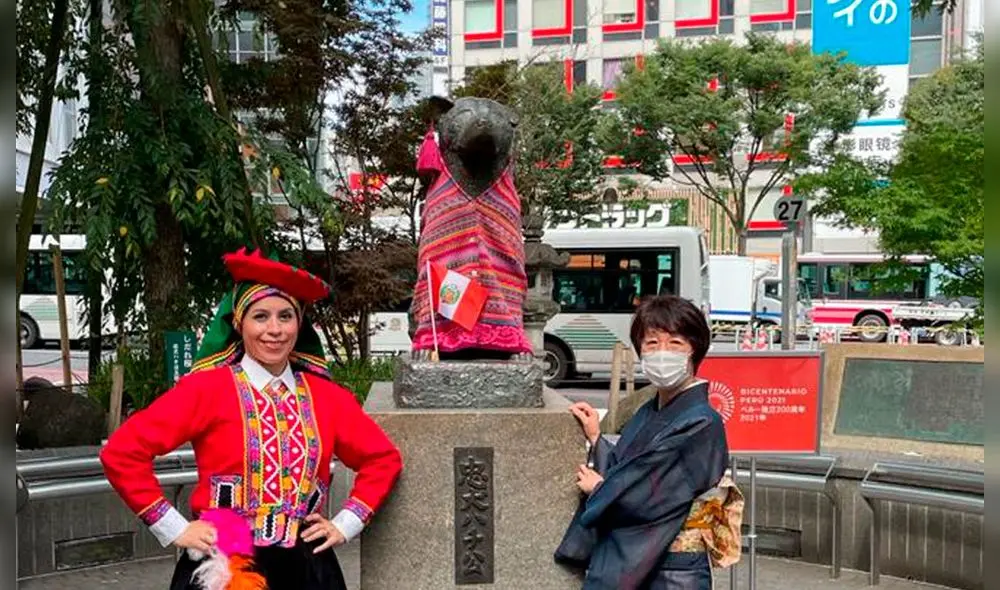 Hachiko era un perro que iba todos los días a la estación Shibuya para esperar a su dueño. Foto: Cancillería Hachiko era un perro que iba todos los días a la estación Shibuya para esperar a su dueño. Foto: Cancillería