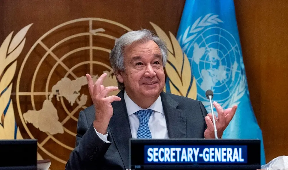 António Guterres, secretario general de las Naciones Unidas. Foto: AFP