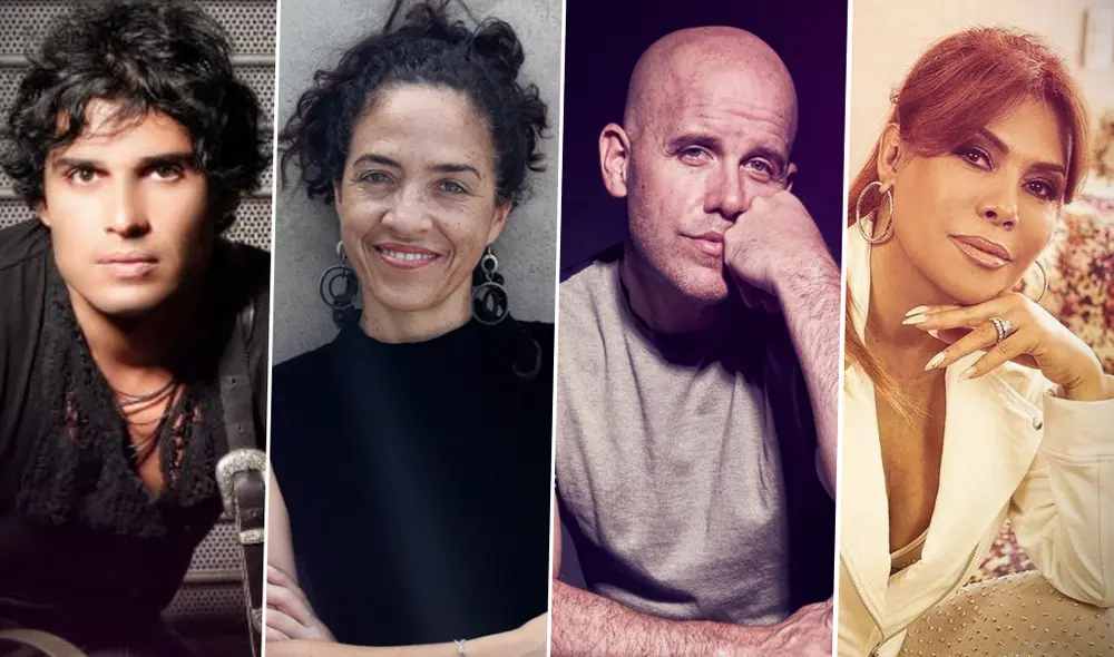 Así fue el homenaje de las figuras del espectáculo al Perú. Foto: composición La República Así fue el homenaje de las figuras del espectáculo al Perú. Foto: composición La República