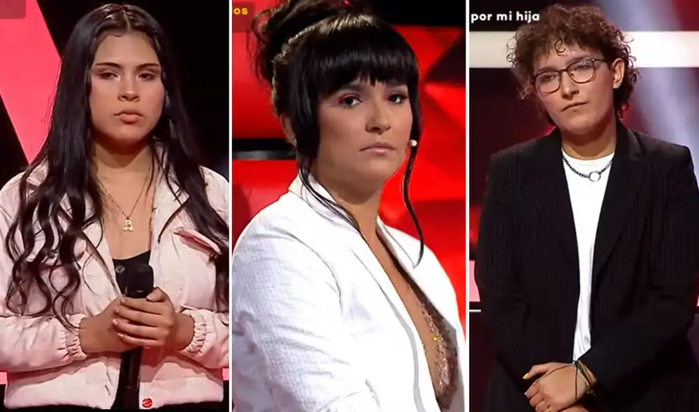 Daniela Darcourt recibió duras críticas de dos participantes de La voz. Foto: captura Latina Daniela Darcourt recibió duras críticas de dos participantes de La voz. Foto: captura Latina