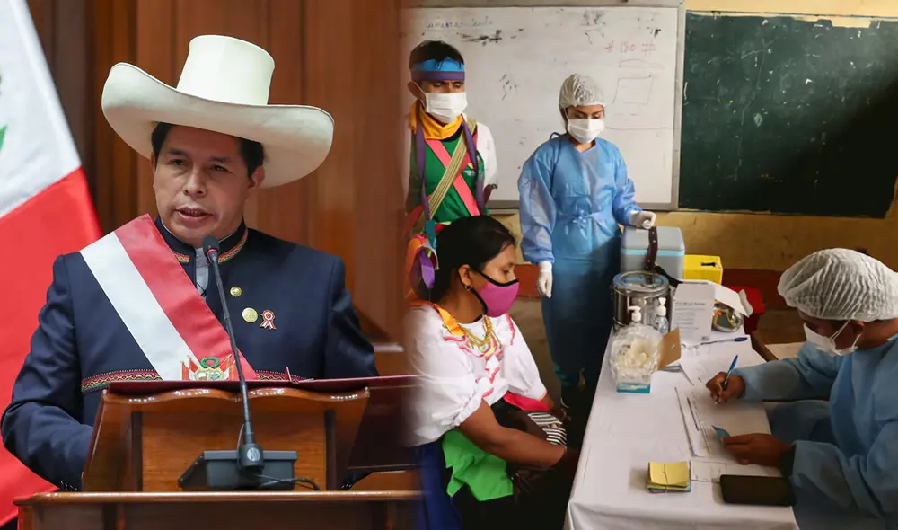 Se tiene previsto inmunizar al 70% de la población hasta fin de año. Foto: composición/Presidencia Se tiene previsto inmunizar al 70% de la población hasta fin de año. Foto: composición/Presidencia