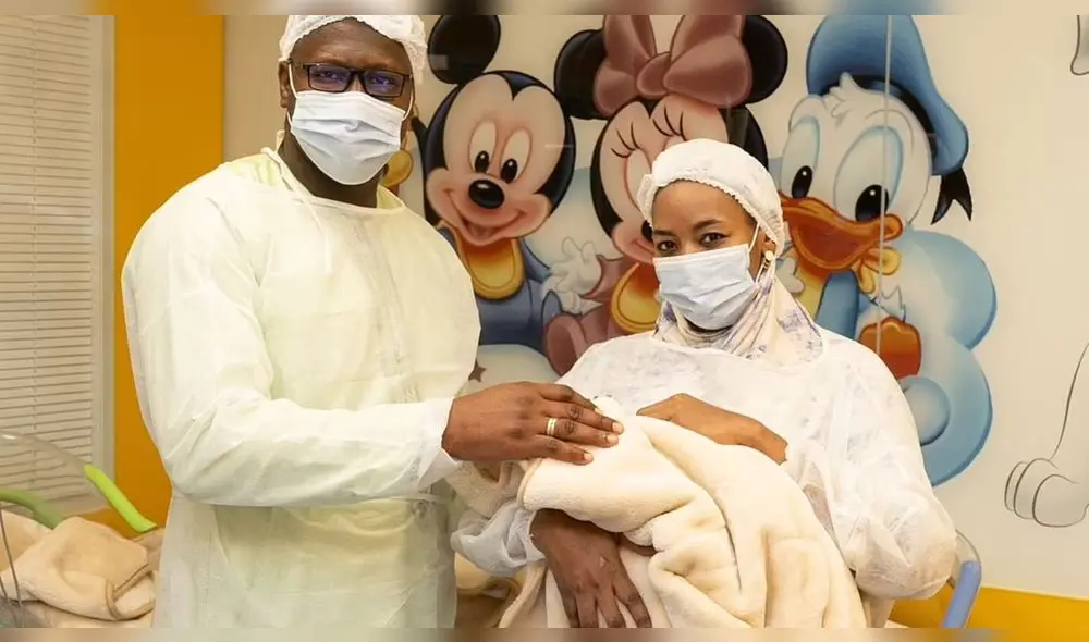 La joven madre no sabía que estaba gestando a nueve bebés, ya que en sus controles prenatales le indicaron que serían siete. Foto: Daily Mail