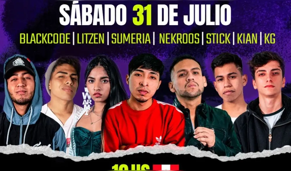 La segunda fecha de Combate Freestyle en Perú se dará el sábado 31 de julio. Foto: Space