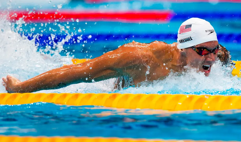 "Ya solo miro 15 minutos al día Instagram y he desinstalado al mismo tiempo Twitter, Facebook y Snapchat”, dijo Dressel antes de ganar el oro olímpico. Foto: Patrick B. Karemer/ EFE