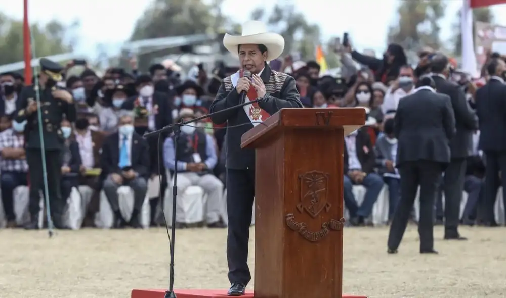 Castillo juró como presidente de la República el último miércoles 28 de julio. Foto: Aldair Mejía/La República