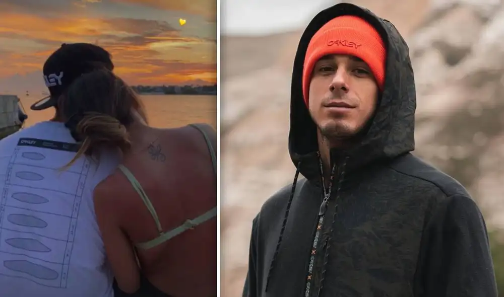 A pesar de haber sido captados en románticas escenas, Hugo García aún no confirma su vínculo con la modelo. Foto: composición Instagram