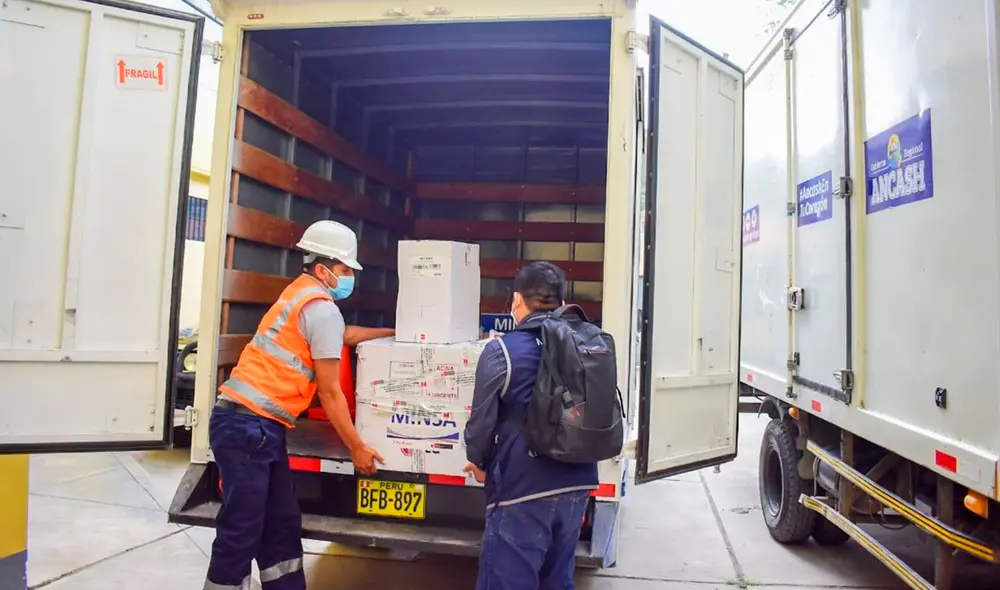 Las vacunas fueron almacenadas en la Cadena de Frío de la Diresa. Foto: difusión