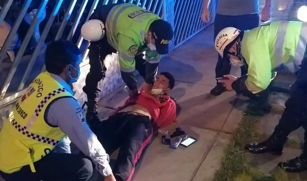 El ladrón fue identificado como John Alex Tubursio Condeso. Foto: Municipalidad de Surco