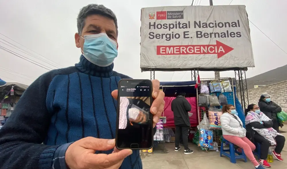 El hermano de la víctima pide apoyo para costear la operación. Foto: Raúl Egúsquiza/URPI-LR El hermano de la víctima pide apoyo para costear la operación. Foto: Raúl Egúsquiza/URPI-LR