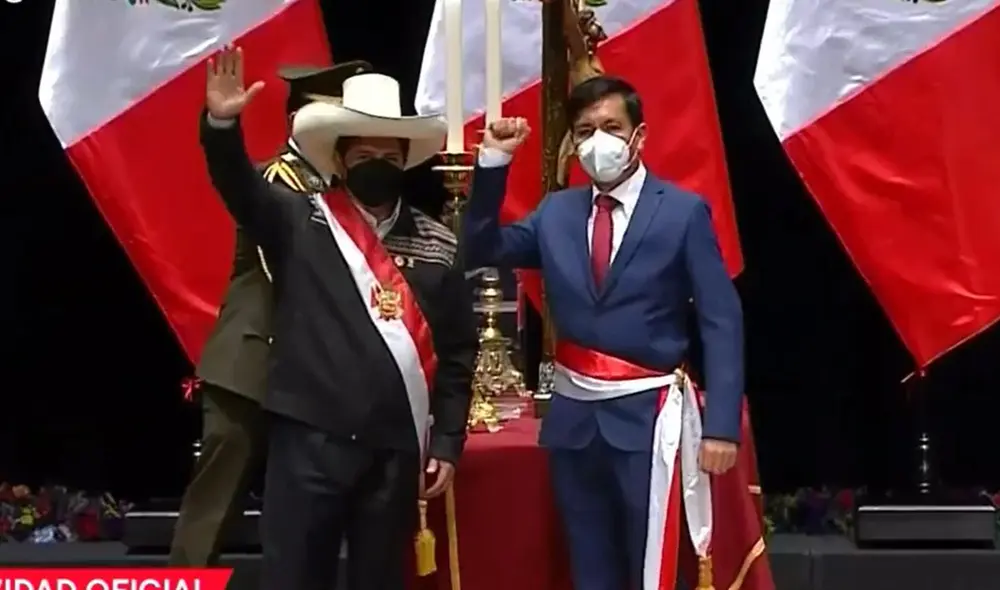 Juan Raúl Cadillo integró el equipo técnico de Perú Libre este 2021. Foto: captura/Tv Perú
