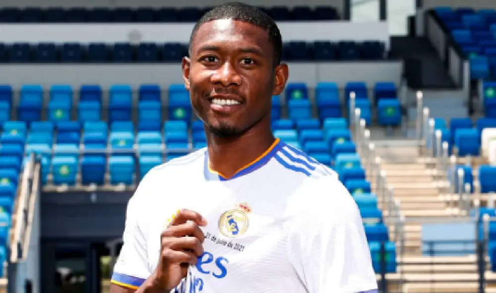 David Alaba tiene contrato con el Real Madrid hasta el 2026. Foto: Prensa Real Madrid