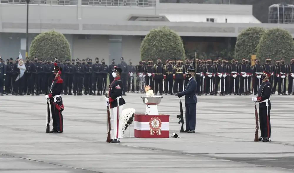 Parada Militar se desarrolla este 30 de julio sin presencia de público. Foto: Antonio Melgarejo / La República