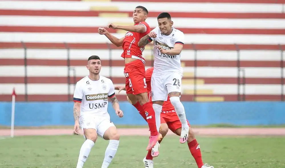 San Martín gana por la mínima diferencia gracias al gol Carlos Monges. Foto: Liga de Fútbol Profesional