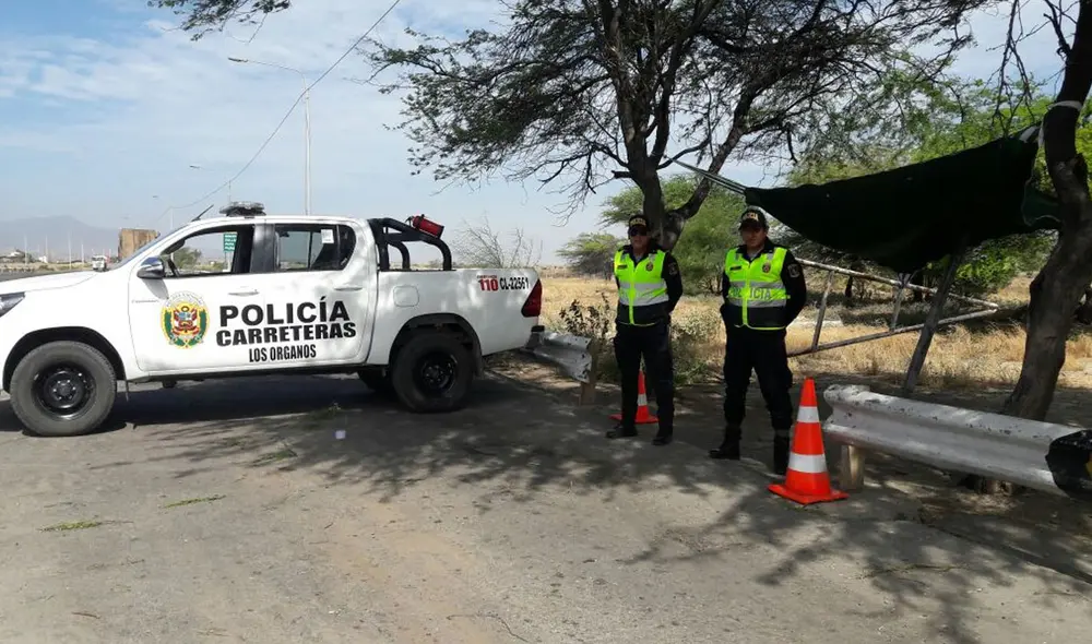 Policía de Carreteras se mantiene en el lugar. Foto: referencial Policía de Carreteras se mantiene en el lugar. Foto: referencial