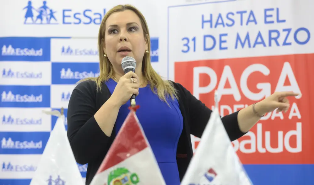 Fiorella Molinelli sería la presunta lideresa de una organización delictiva, según Ministerio Público. Foto: EsSalud