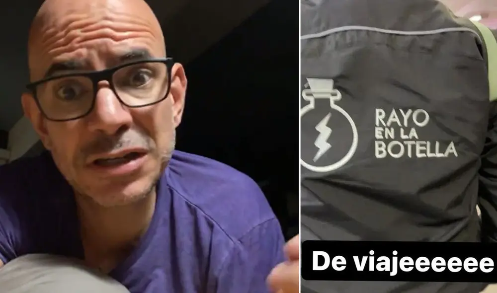 Ricardo Morán señaló que su viaje correspondía a un proyecto de la productora Rayo en la botella. Foto: captura Ricardo Morán / Instagram Ricardo Morán señaló que su viaje correspondía a un proyecto de la productora Rayo en la botella. Foto: captura Ricardo Morán / Instagram