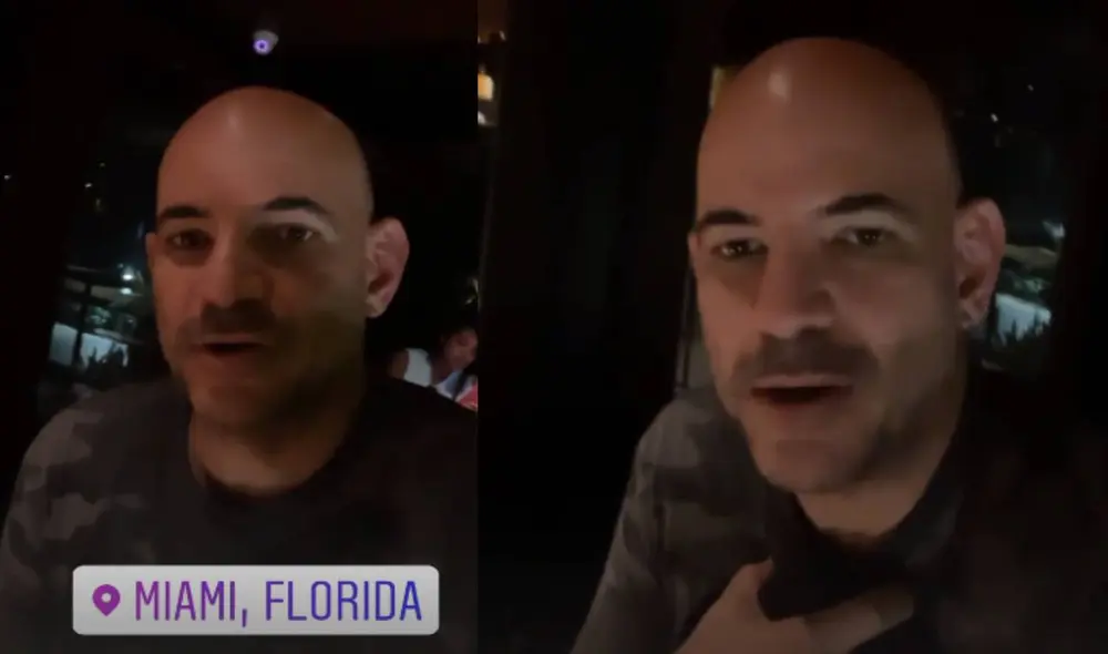 Ricardo Morán se tomó un descanso lejos de Perú. Foto: captura Ricardo Morán/Instagram