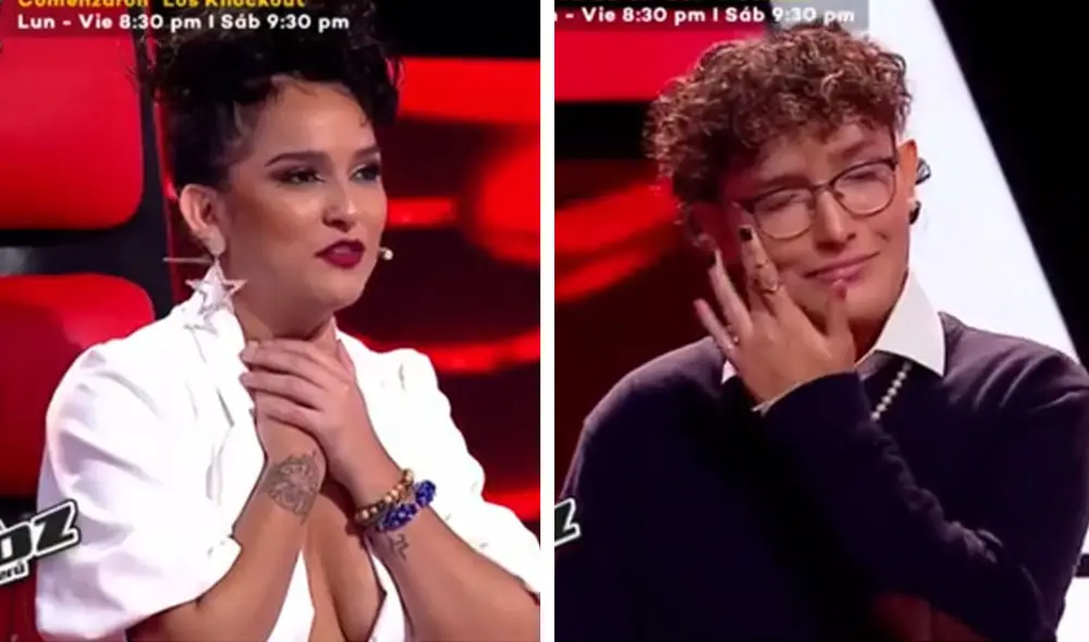 La voz Perú continúa con la etapa de las knockouts durante esta semana. Foto: captura de Latina