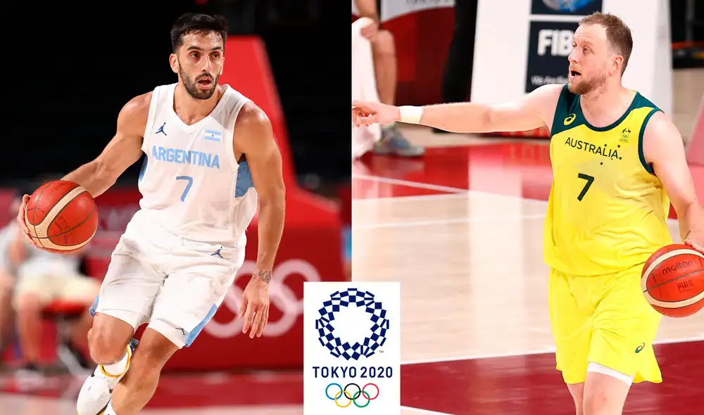 El partido Argentina vs. Australia definirá quién pasa a las semifinales del básquet de Tokio 2020. Foto: composición/AFP El partido Argentina vs. Australia definirá quién pasa a las semifinales del básquet de Tokio 2020. Foto: composición/AFP