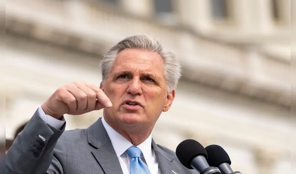 McCarthy la semana pasada habría calificado a Pelosi de "idiota". Foto: AFP