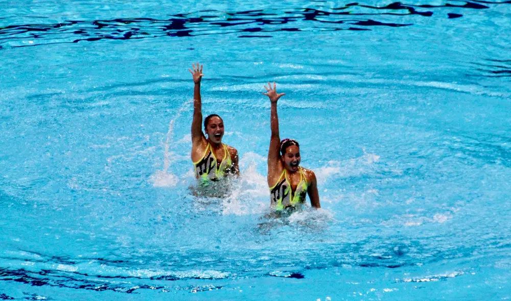 La presentación colombiana a ritmo de salsa tuvo un puntaje final de 81,9667. Foto: Comité Olímpico Colombiano