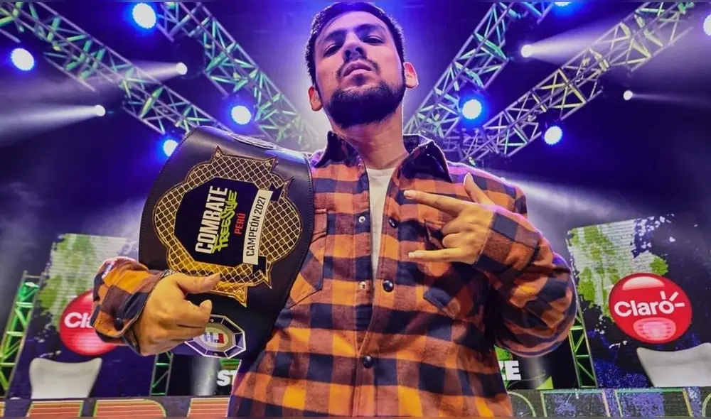 Stick venció a Nekroos en la final de la segunda fecha de Combate Freestyle y logró el título. Foto: Space