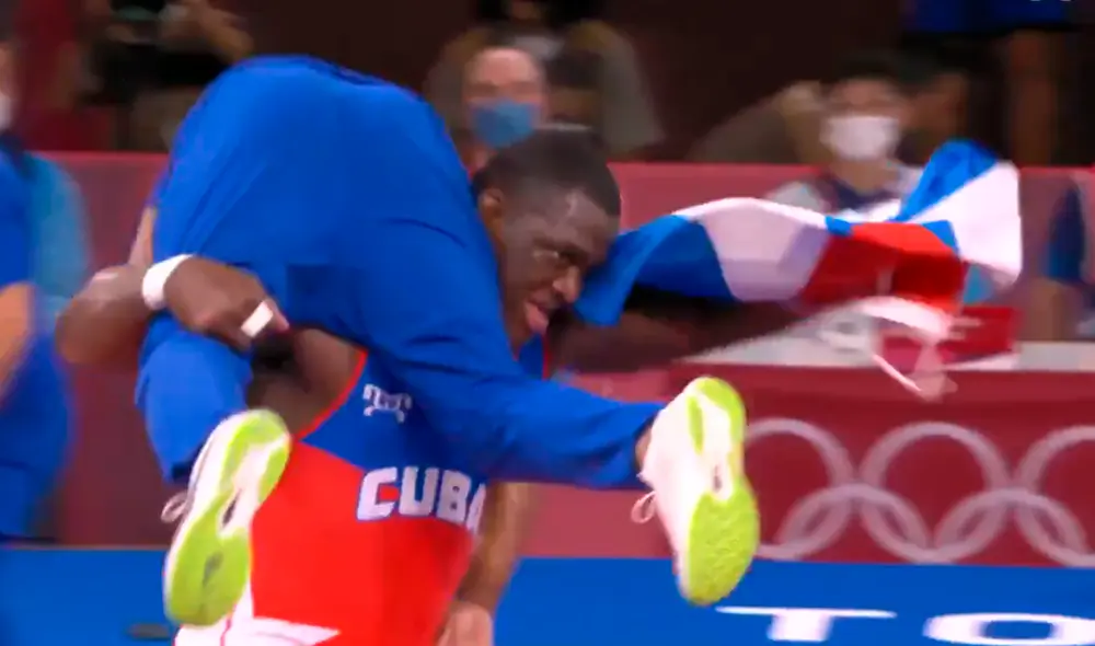 Mijaíl López obtuvo su cuarta medalla de oro en los JJ. OO. Foto: captura @juegosolimpicos