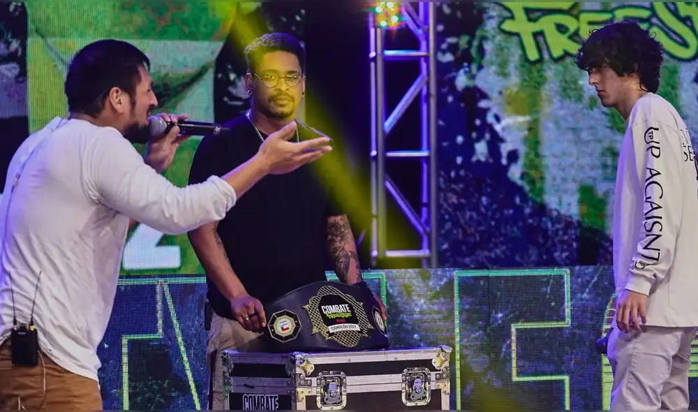 Stick y Jaze aseguraron su presencia en la edición Internacional del certamen de Space. Foto: Combate Freestyle.