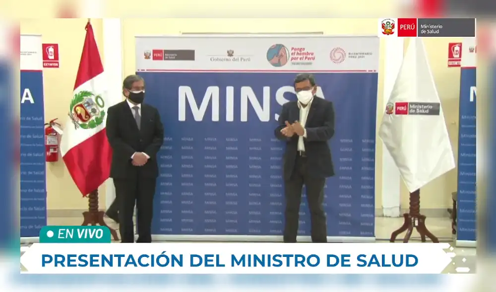 Hernando Cevallos se sumó a los aplausos de despedida a Óscar Ugarte. Foto: Captura Hernando Cevallos se sumó a los aplausos de despedida a Óscar Ugarte. Foto: Captura