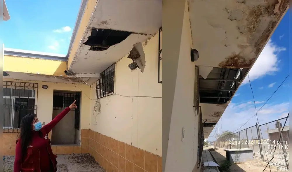 Ciudadanos temen caída total de estructuras. Foto: Juan Nunura