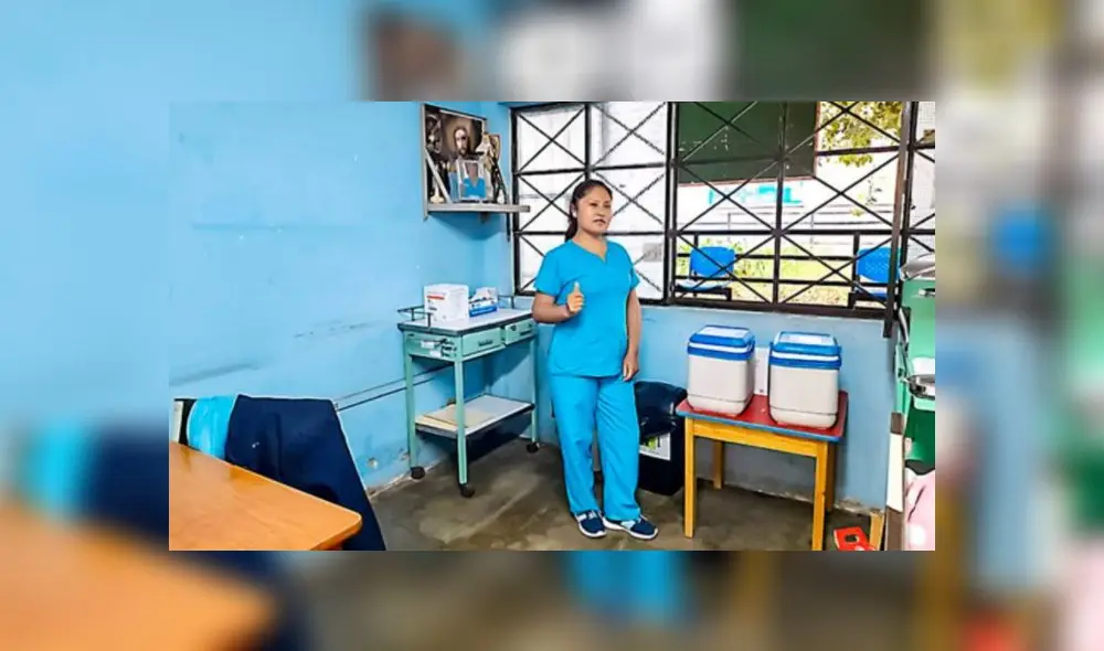 Esperanza Hancco Calcina logró aplicar más de 1000 dosis en las tres vacunatones de Lima y Callao. Foto: difusión