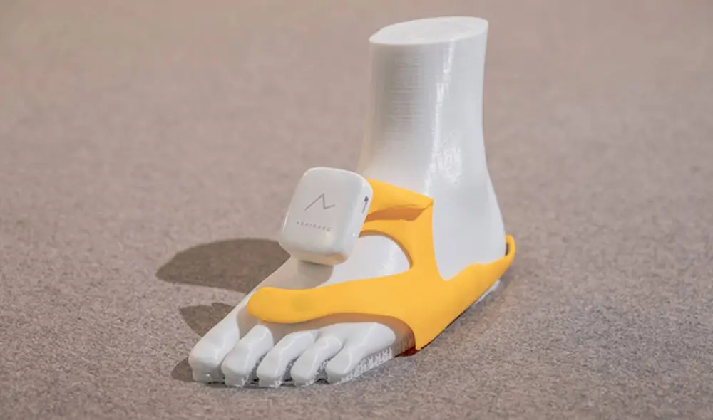 Honda ha presentado unos zapatos con tecnología háptica, la misma que se utiliza para los mandos de la PlayStation 5. Foto: Honda