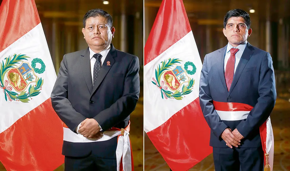 Cuestionamientos e investigaciones a ministros Ayala y Carrasco complican más la endeble situación del gabinete Bellido. Foto: composición / Andina