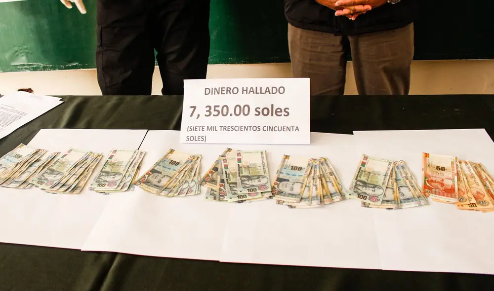 Dinero se encuentra en la comisaría del distrito a la espera del propietario. Foto: Municipalidad de Miraflores Dinero se encuentra en la comisaría del distrito a la espera del propietario. Foto: Municipalidad de Miraflores