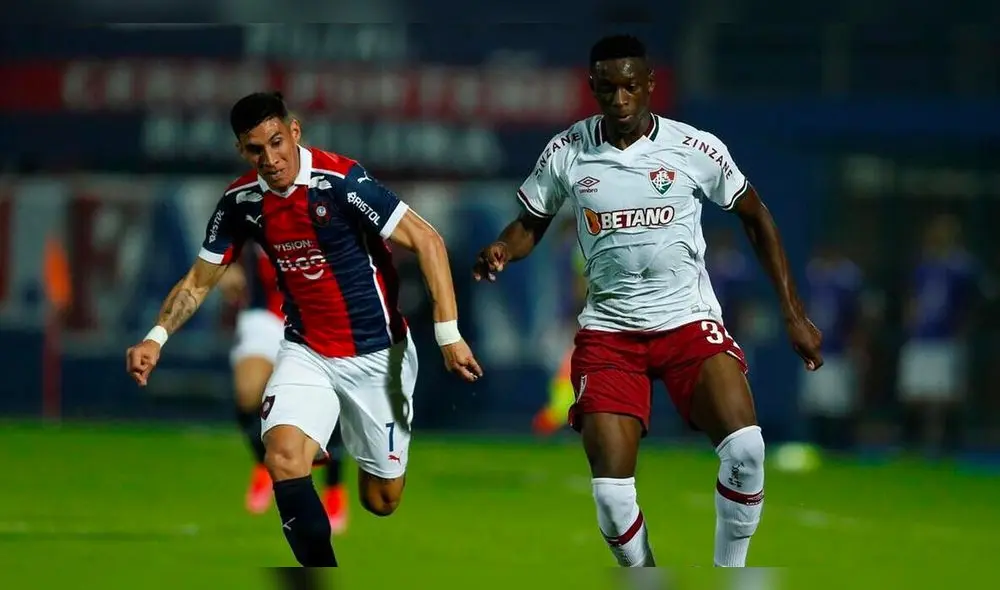 Fluminense vs. Cerro Porteño jugarán desde las 5.15 p. m. (hora peruana). Foto: EFE