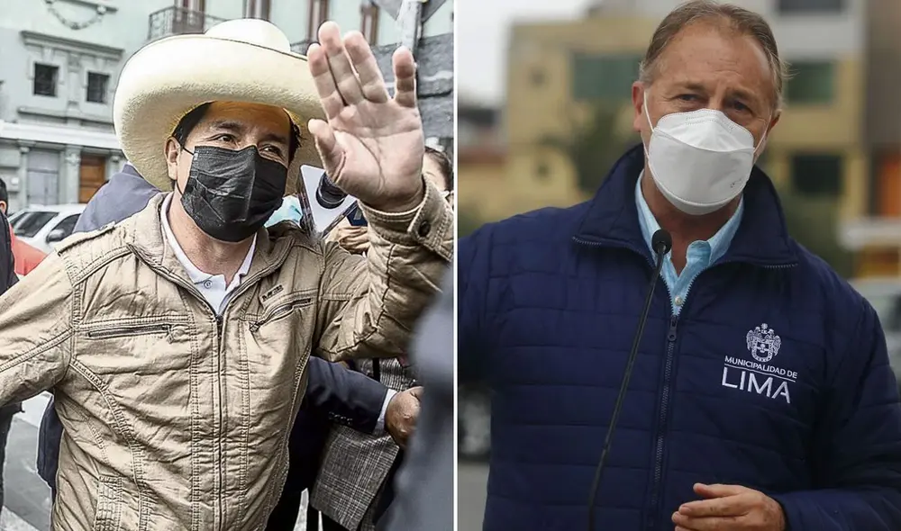 Jorge Muñoz indicó que el gabinete de Pedro Castillo "no genera un ambiente de paz" en el país. Foto: composición/La República