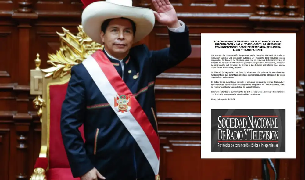 SNRTV pidió al presidente permitir el acceso a la prensa en actividades oficiales. Foto: Difusión SNRTV pidió al presidente permitir el acceso a la prensa en actividades oficiales. Foto: Difusión