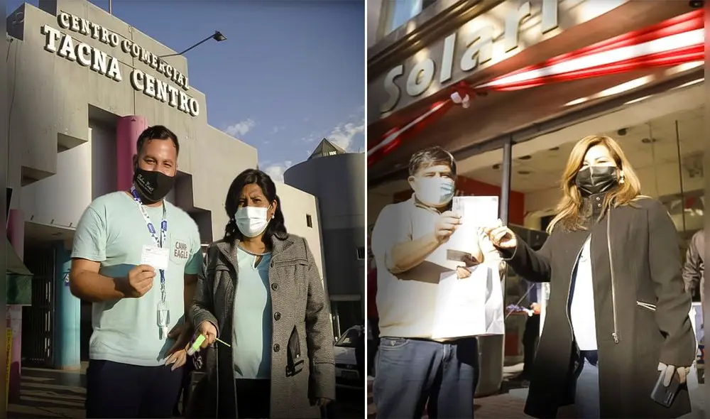 Dos centros comerciales son los primeras en sumarse a campaña. Foto: GORE Tacna