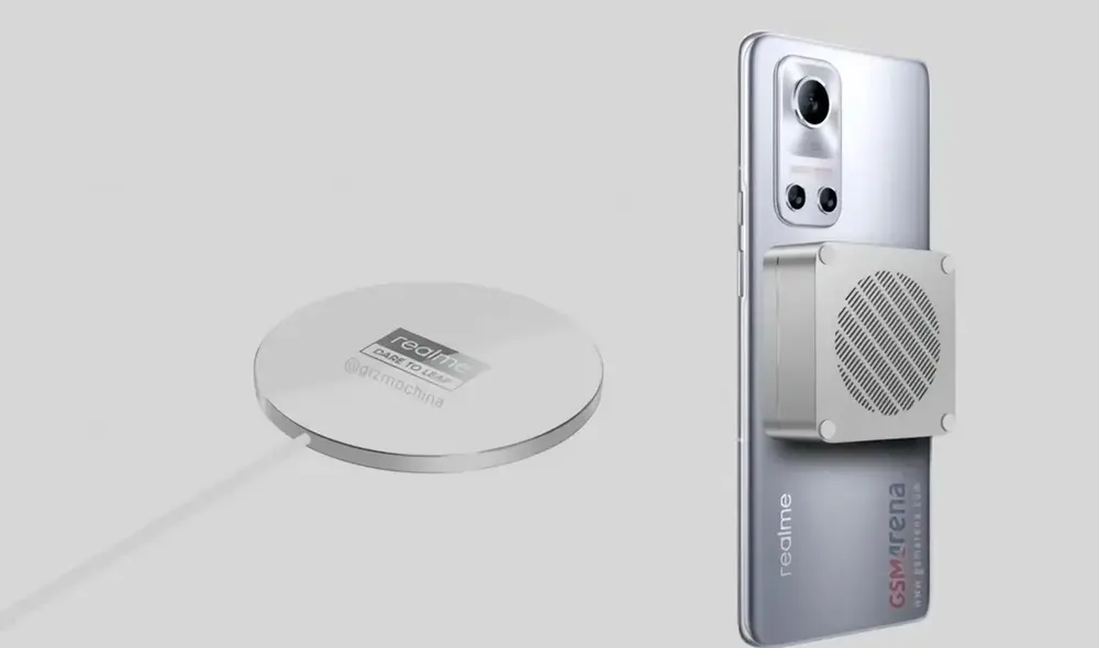 Realme presentó su nuevo smartphone Realme Flash, el cual es compatible con la carga inalámbrica magnética. Foto: Hipertextual