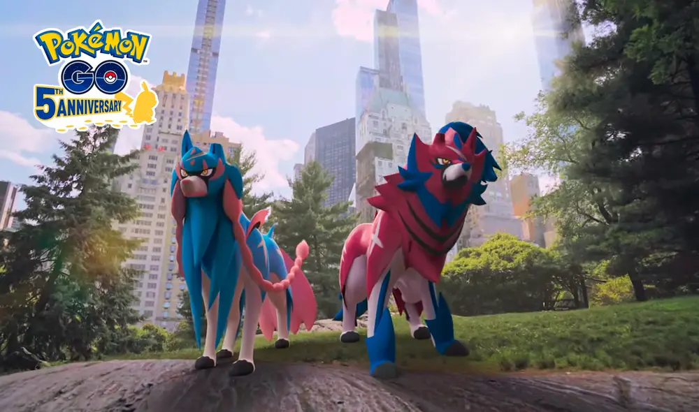 Zacian y Zamazenta serán los nuevos jefes de incursión en Pokémon GO durante las últimas dos semanas de agosto. Foto captura: YouTube - composición La República