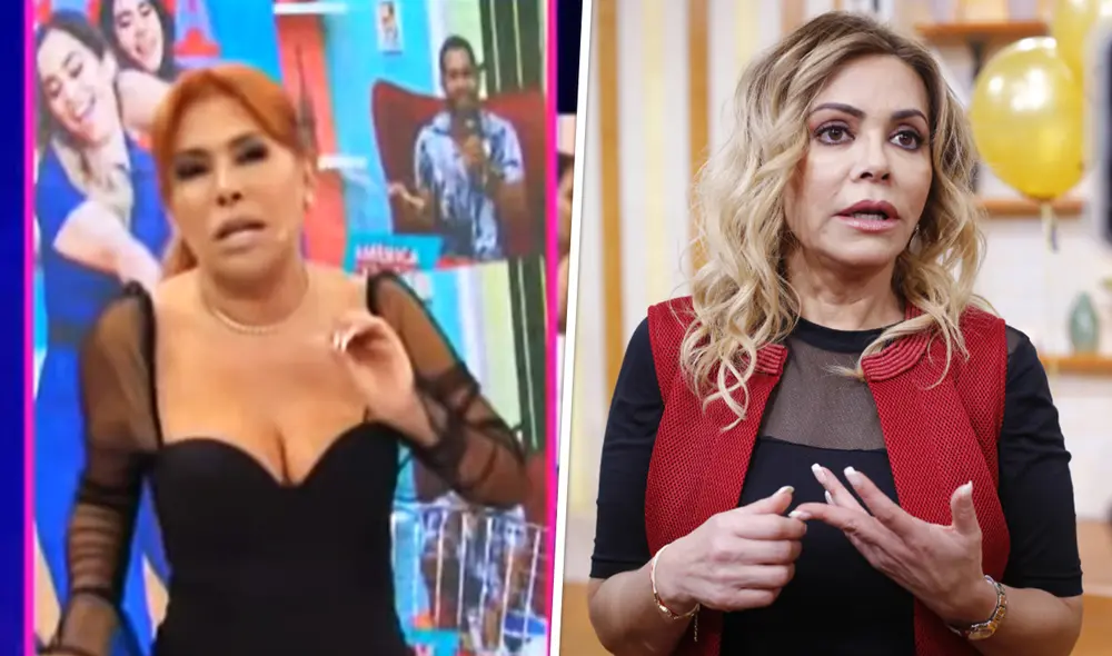 Magaly Medina critica a Gisela Valcárcel por comentario a Edson Dávila 'Giselo'. Foto: captura de ATV/ La República Magaly Medina critica a Gisela Valcárcel por comentario a Edson Dávila 'Giselo'. Foto: captura de ATV/ La República