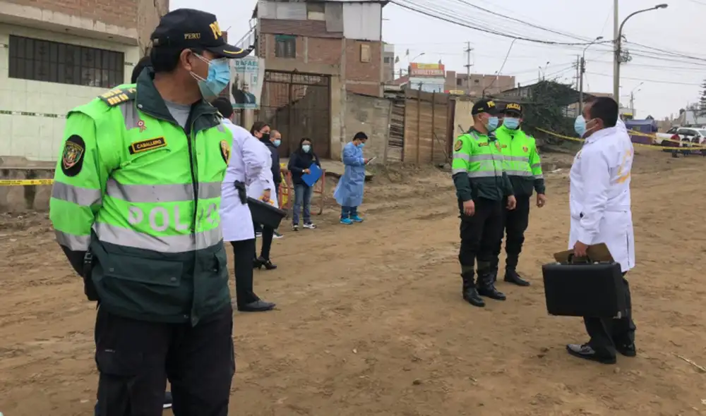 En la escena se encontraron al menos ocho casquillos de bala. Foto: Gianella Aguirre / URPI-LR En la escena se encontraron al menos ocho casquillos de bala. Foto: Gianella Aguirre / URPI-LR