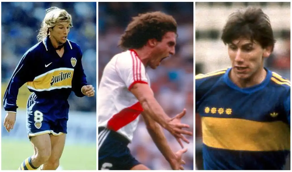 Ricardo Gareca celebró goles con los dos equipos grandes de su país. Foto: composición LR Ricardo Gareca celebró goles con los dos equipos grandes de su país. Foto: composición LR