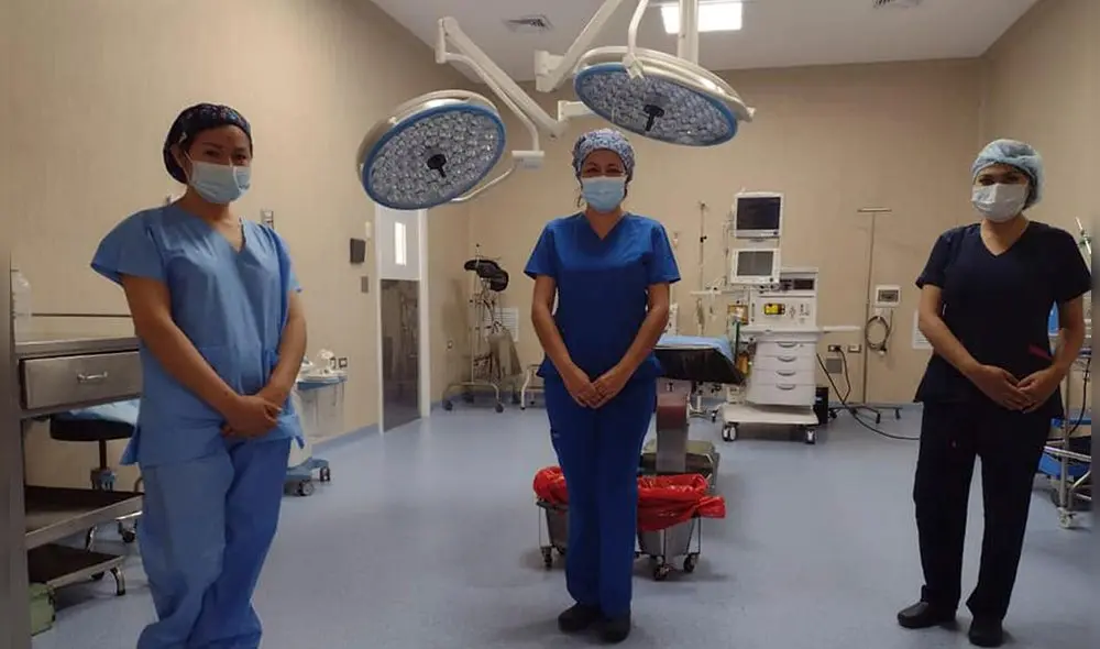 Hospital destinó un área quirúrgica libre de COVID–19. Foto: Geresa