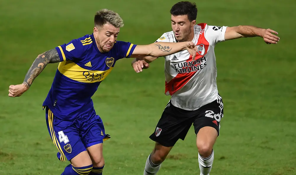 Boca Juniors y River Plate se medirán por cuarta vez en la temporada 2021. Foto: AFP