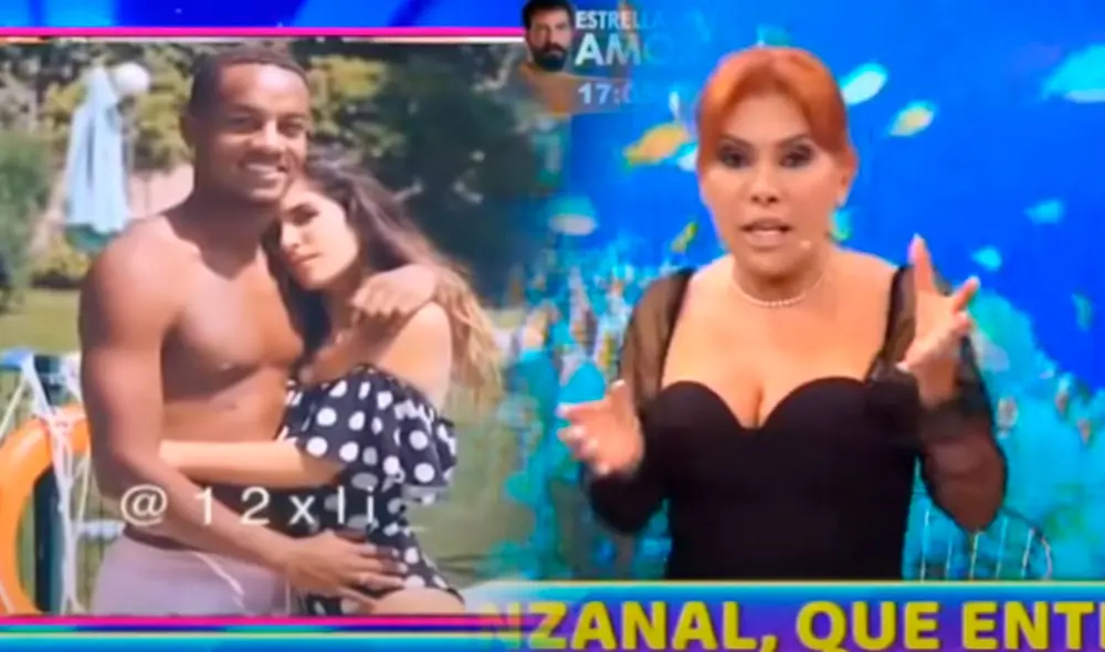 La presentadora de televisión contó cómo fue su encuentro con el futbolista y su esposa. Foto: captura/ATV La presentadora de televisión contó cómo fue su encuentro con el futbolista y su esposa. Foto: captura/ATV